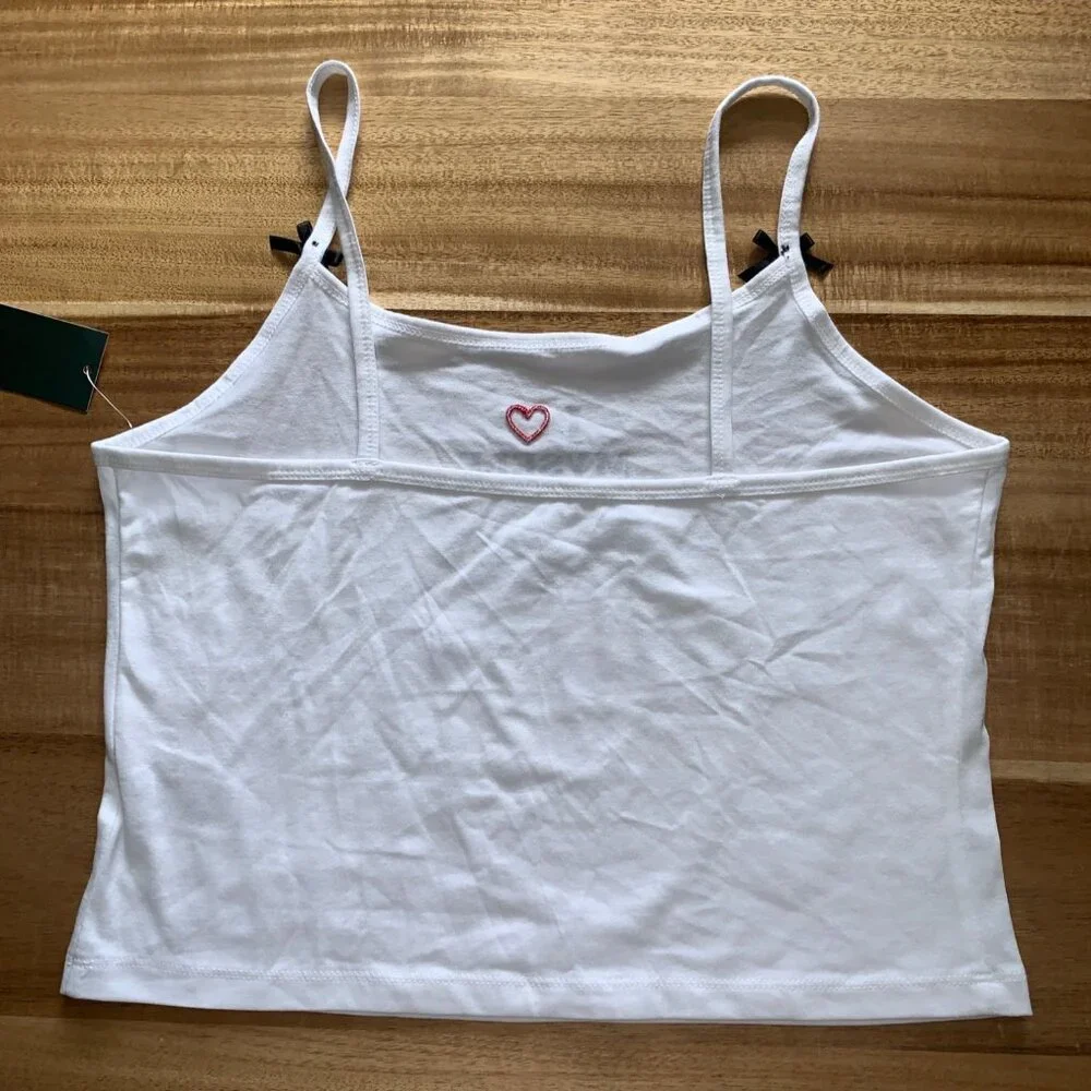 Wild Fable Junior Teens Set Of 2 Spaghetti Strap Summer Camisole Crop Tops Large - Picture 9 of 11